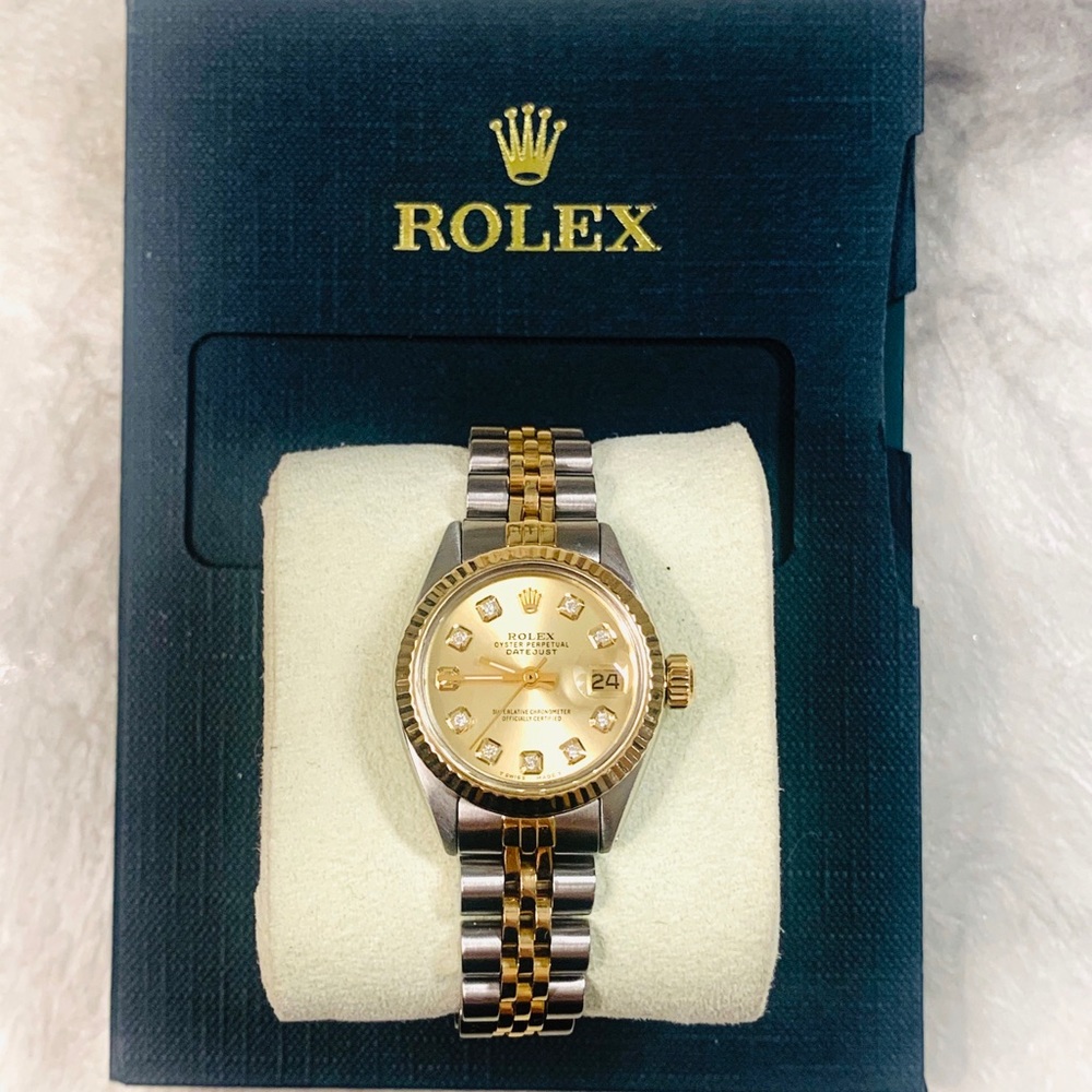 100% AUTHENTICRolex 18k Oyster Perpetual Datejust